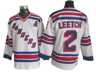 New York Rangers #2 Brian Leetch Heroes of Hockey Alumni CCM Jersey - Blue/White