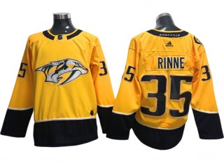 Nashville Predators #35 Pekka Rinne Gold Home Jersey