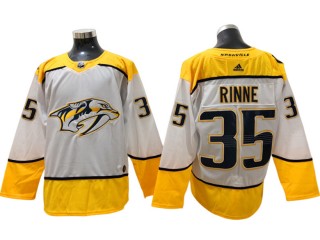 Nashville Predators #35 Pekka Rinne White Away Jersey