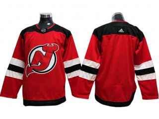 New Jersey Devils Blank Red Home Jersey