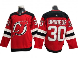 New Jersey Devils #30 Martin Brodeur Red Home Jersey