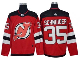 New Jersey Devils #35 Cory Schneider Red Home Jersey