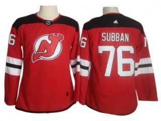 Youth & Women New Jersey Devils #76 P.K. Subban Red Jersey