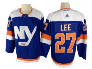 New York Islanders #27 Anders Lee Blue Alternate Jersey