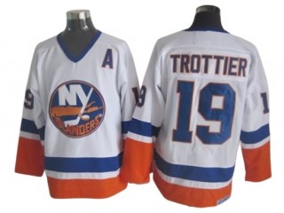 New York Islanders #19 Bryan Trottier Vintage CCM Jersey - Blue/White