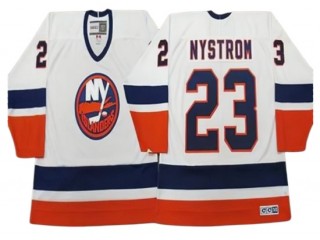 New York Islanders #23 Bob Nystrom 1982 Vintage CCM Jersey - Blue/White