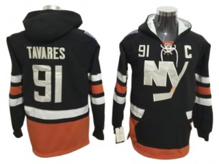 New York Islanders #91 John Tavares Black Hoodie 
