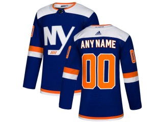 Custom New York Islanders Blue Alternate Jersey