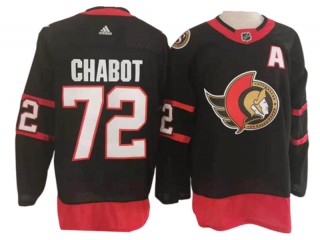 Ottawa Senators #72 Thomas Chabot Black Hockey Jersey