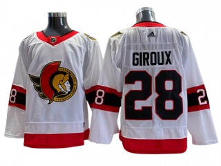 Ottawa Senators #28 Claude Giroux White Away Jersey