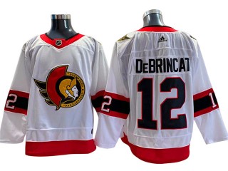 Ottawa Senators #12 Alex DeBrincat White Away Jersey