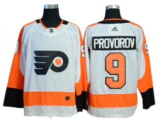 Philadelphia Flyers #9 Ivan Provorov White Away Jersey