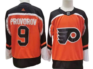 Philadelphia Flyers #9 Ivan Provorov Orange 20/21 Reverse Retro Jersey