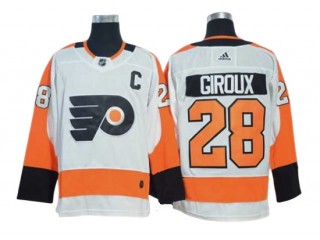 Philadelphia Flyers #28 Claude Giroux White Away Jersey