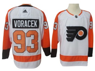 Philadelphia Flyers #93 Jakub Voracek White Away Jersey