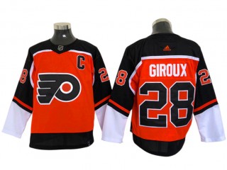 Philadelphia Flyers #28 Claude Giroux Orange 20/21 Reverse Retro Jersey