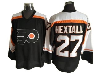 Philadelphia Flyers #27 Ron Hextall Vintage CCM Jersey - Orange/White/Black