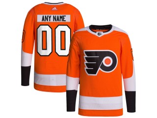 Custom Philadelphia Flyers Orange Home Jersey