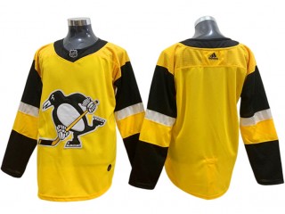 Pittsburgh Penguins Blank Yellow Alternate Jersey