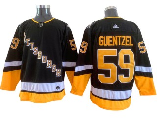 Pittsburgh Penguins #59 Jake Guentzel Black 2021/22 Alternate Jersey