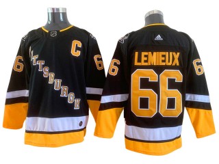 Pittsburgh Penguins #66 Mario Lemieux Black 2021/22 Alternate Jersey