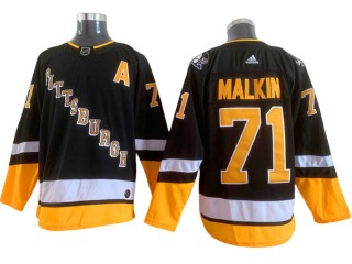 Pittsburgh Penguins #71 Evgeni Malkin Black 2021/22 Alternate Jersey