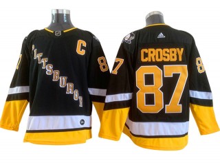 Pittsburgh Penguins #87 Sidney Crosby Black 2021/22 Alternate Jersey