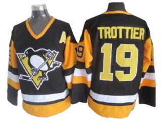 Pittsburgh Penguins #19 Bryan Trottier Black Vintage CCM Jersey