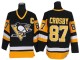 Pittsburgh Penguins #87 Sidney Crosby Vintage CCM Jersey - Black/White/Yellow