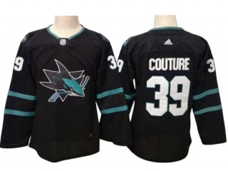 San Jose Sharks #39 Logan Couture Black Alternate Jersey