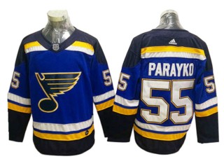 St. Louis Blues #55 Colton Parayko Navy Home Jersey