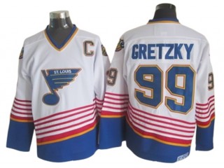 St. Louis Blues #99 Wayne Gretzky 1995 Vintage CCM Jersey - Blue/White