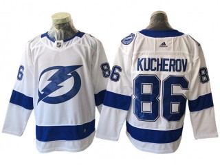 Tampa Bay Lightning #86 Nikita Kucherov White Away Jersey