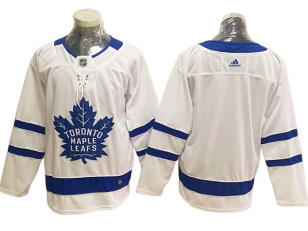 Toronto Maple Leafs Blank White Away Jersey