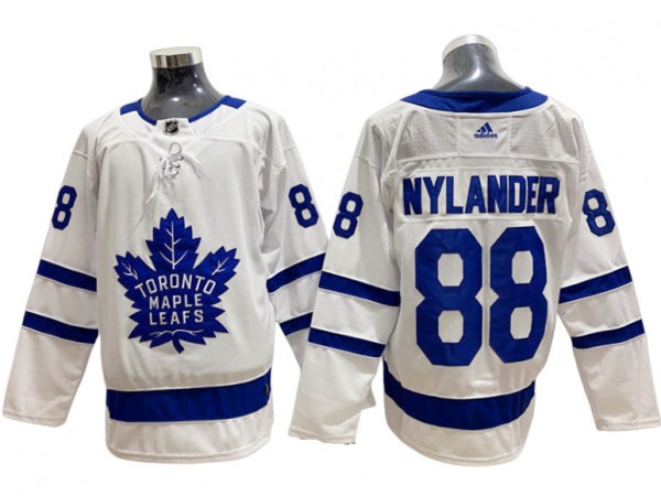 Toronto Maple Leafs #88 William Nylander White Away Jersey