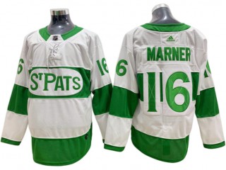 Toronto Maple Leafs #16 Mitchell Marner White St. Pats Jersey