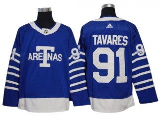 Toronto Maple Leafs #91 John Tavares Blue 1918 Arenas Jersey