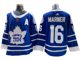 Toronto Maple Leafs #16 Mitchell Marner Blue Reverse Retro 2.0 Jersey