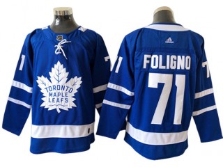 Toronto Maple Leafs #71 Nick Foligno Blue Home Jersey