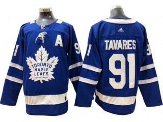 Toronto Maple Leafs #91 John Tavares Blue Home Jersey