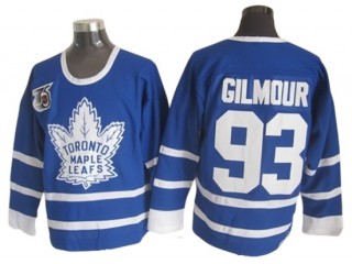 Toronto Maple Leafs #93 Doug Gilmour Blue 1991 Vintage 75TH CCM Jersey