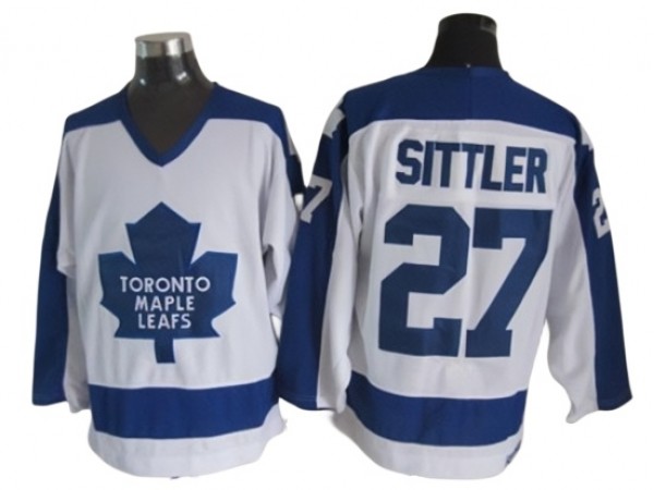 Toronto Maple Leafs #27 Darryl Sittler 1978 Vintage CCM Jersey - Blue/White