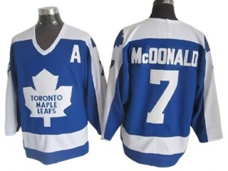Toronto Maple Leafs #7 Lanny McDonald 1978 Vintage CCM Jersey - Blue/White