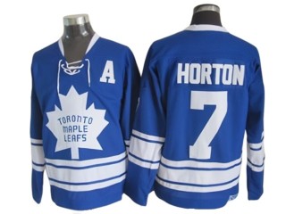 Toronto Maple Leafs #7 Tim Horton 1967 Vintage CCM Jersey - Blue/White