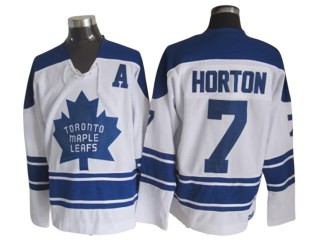 Toronto Maple Leafs #7 Tim Horton 1967 Vintage CCM Jersey - Blue/White