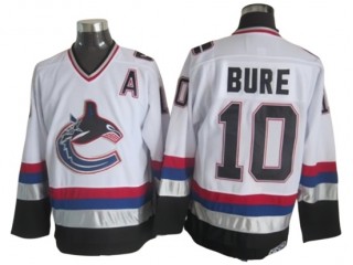 Vancouver Canucks #10 Pavel Bure 2005 Vintage CCM Jersey - Black/White