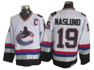 Vancouver Canucks #19 Markus Naslund 2005 Vintage CCM Jersey - Black/White