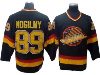 Vancouver Canucks #89 Alexander Mogilny 1994 Vintage CCM Jersey - Black/White