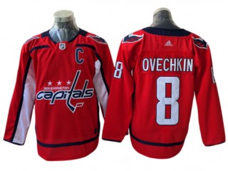 Washington Capitals #8 Alex Ovechkin Red Home Jersey