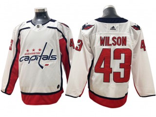 Washington Capitals #43 Tom Wilson White Away Jersey